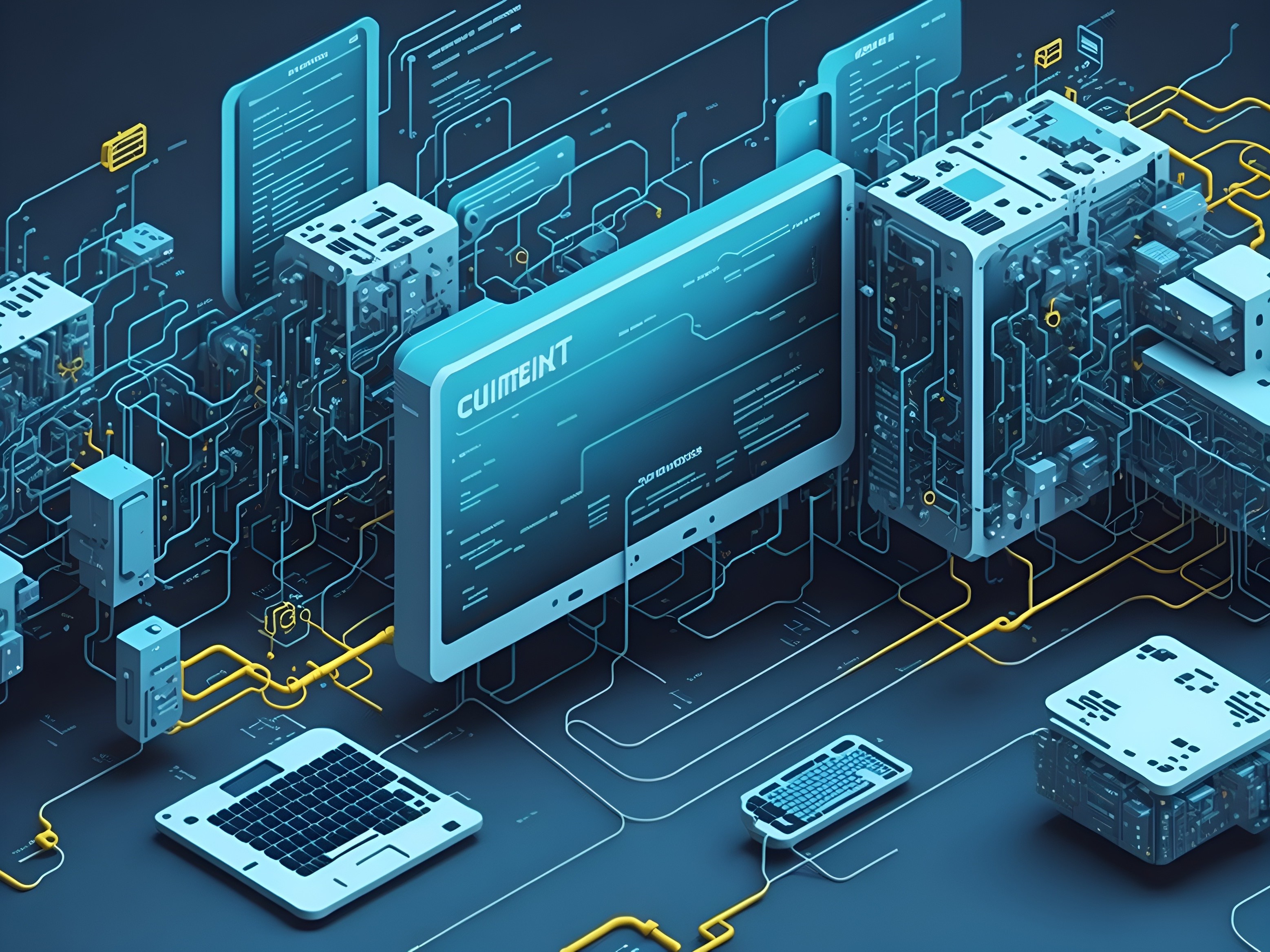 ilustratie van een iot netwerk